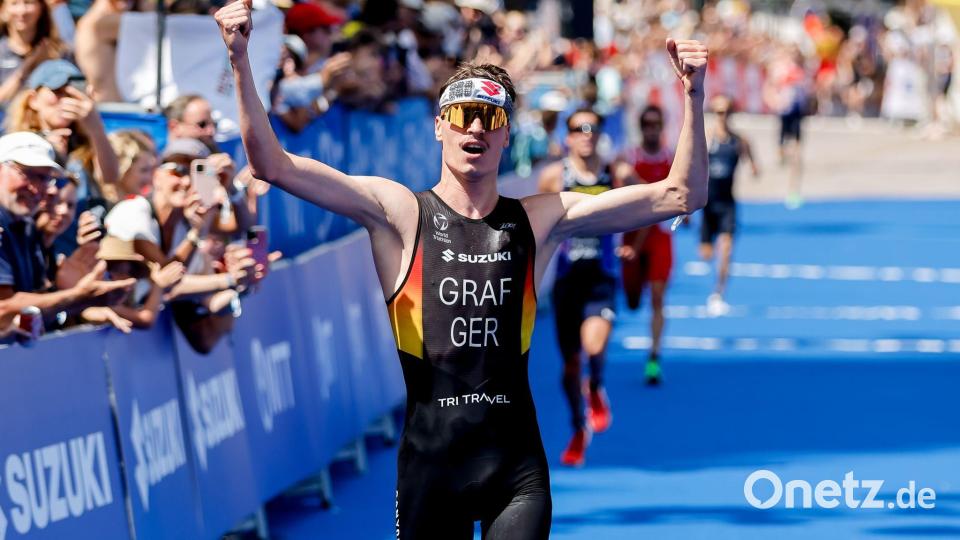 Durfte sich über Platz drei in Hamburg freuen: Henry Graf. Bild: Philipp Szyza/dpa