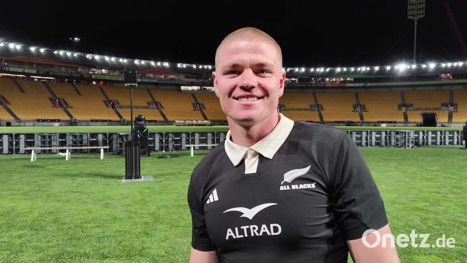 Anton Segner wurde in Wellington zum ersten deutschen Spieler für die legendären „All Blacks“. Bild: Fotoreport-DB/Johannes Katzer/dpa