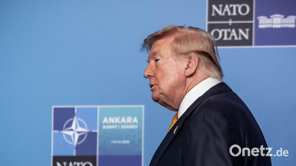 Trump hat die Waffenruhe mit dem Iran für beendet erklärt. (Archivbild) Bild: Michael Kappeler/dpa