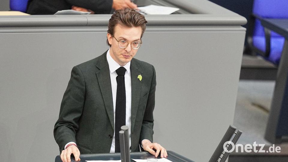 Leon Eckert kümmert sich in der Grünen-Bundestagsfraktion um das Thema Katastrophenschutz. (Archivfoto) Bild: Michael Kappeler/dpa