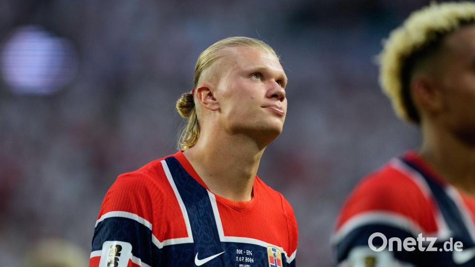 Ende der WM-Träume: Erling Haaland ist mit Norwegen raus. Bild: Rebecca Blackwell/AP/dpa