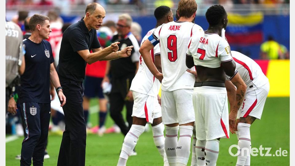 Thomas Tuchel war nicht zufrieden mit der Leistung seines Teams. Bild: Martin Rickett/PA Wire/dpa