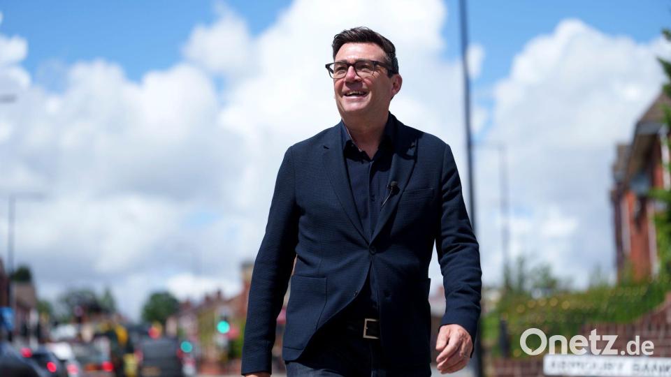Andy Burnham wird mit hoher Wahrscheinlichkeit der nächste britische Premierminister. (Archivbild) Bild: Jon Super/AP/dpa