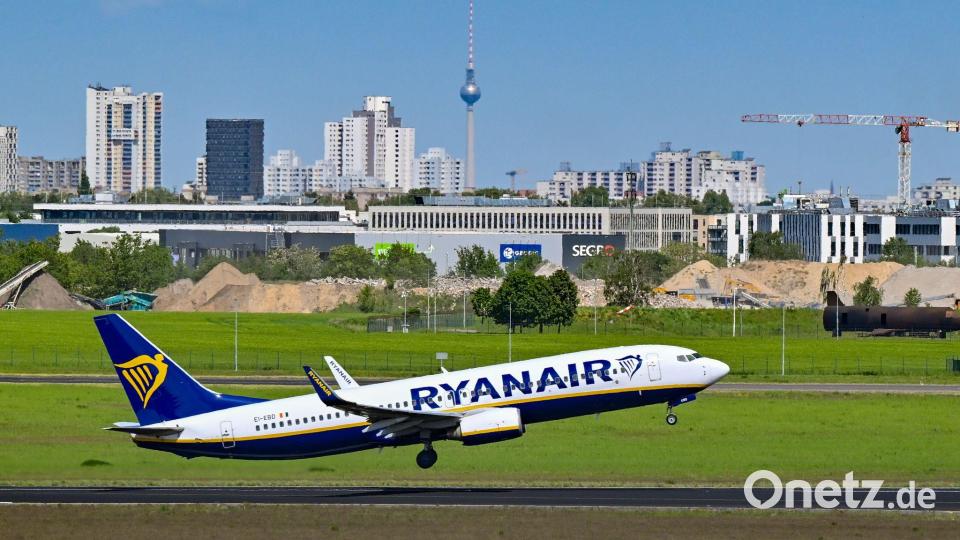 Ryanair streicht sein Angebot in Berlin zusammen. Bild: Patrick Pleul/dpa