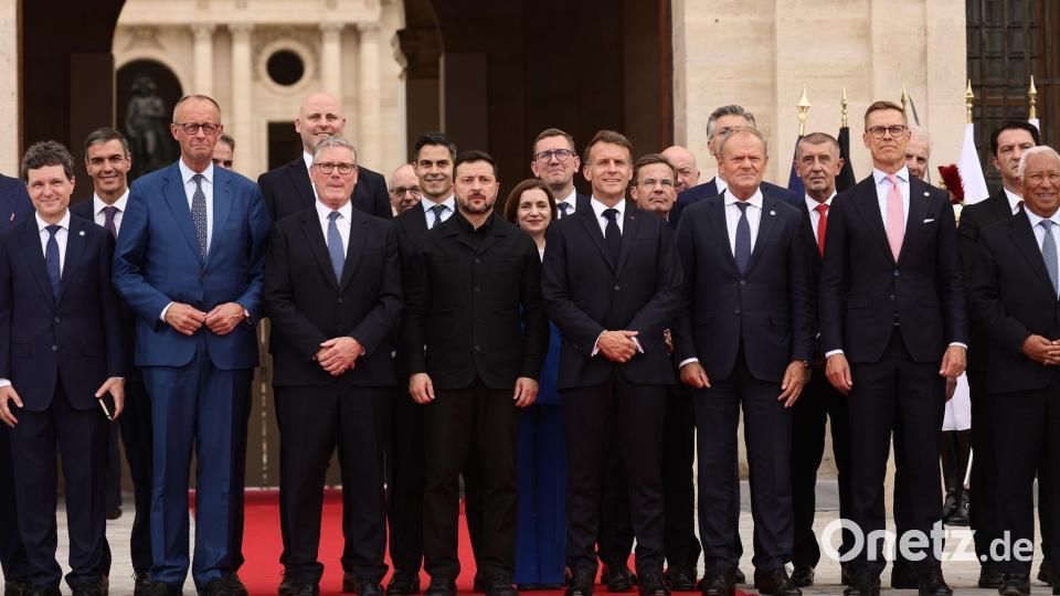 Die Koalition der Willigen hat in Paris über die weitere Unterstützung der Ukraine beraten. Bild: Teresa Suares/Pool EPA/AP/dpa