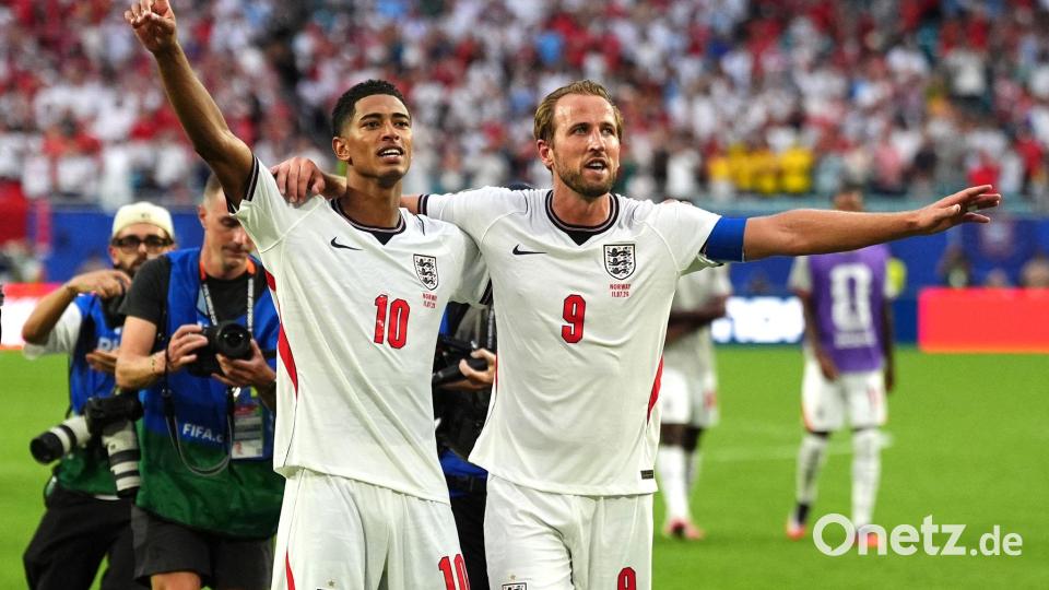 Können Kane und Bellingham England ins Finale führen? Bild: Martin Rickett/PA Wire/dpa