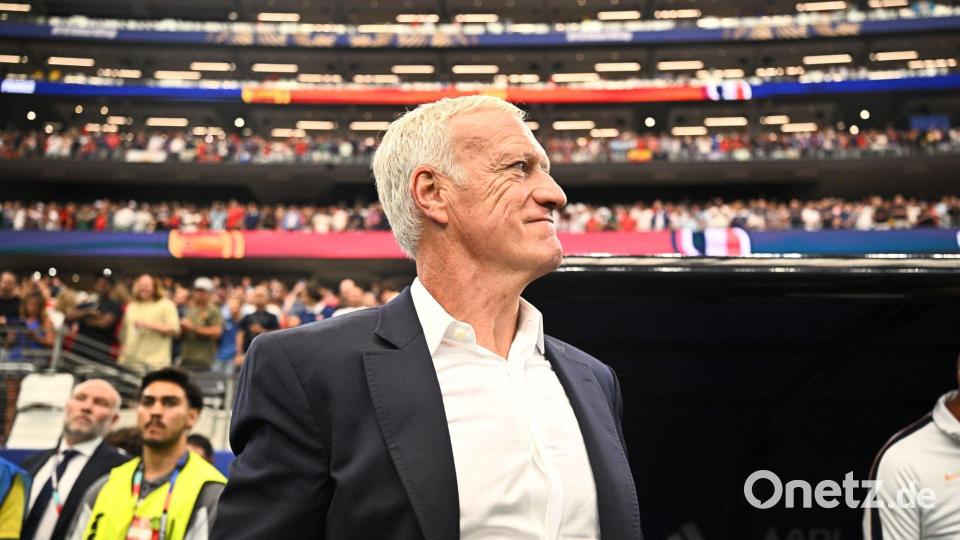 Mit 26 WM-Spielen ist Didier Deschamps Rekord-Trainer. Bild: Tom Weller/dpa