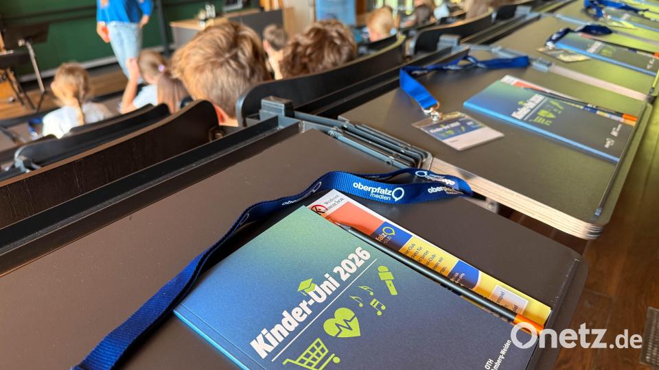 Rund 90 neun- und zehnjährige Kinder nahmen in Weiden bei der Kinder-Uni – einer gemeinsamen Veranstaltung der OTH Amberg-Weiden und Oberpfalz-Medien – teil. Bild: Gabi Schönberger