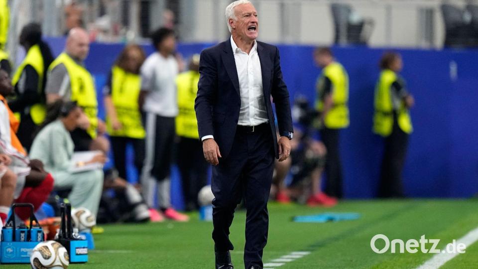 Didier Deschamps stellte die Qualität des Schiedsrichters infrage. Bild: Ashley Landis/AP/dpa