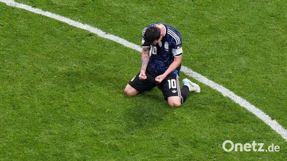 Er schreit seine Freude heraus. Bild: Lynne Sladky/AP/dpa