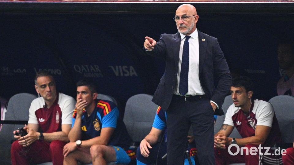 Hat als spanischer Nationaltrainer noch kein EM- oder WM-Spiel verloren: Luis de la Fuente. Bild: Tom Weller/dpa