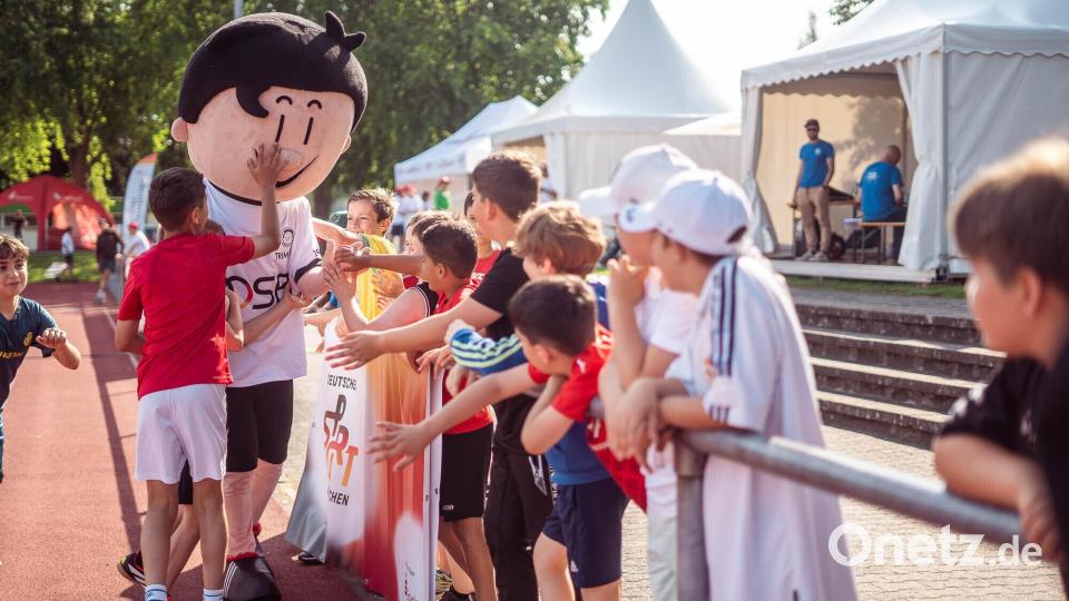 Bei der Sportabzeichen-Tour in Kemnath dabei sein wird auch Trimmy, das Maskottchen des DOSB. Bild: DOSB/Kazma