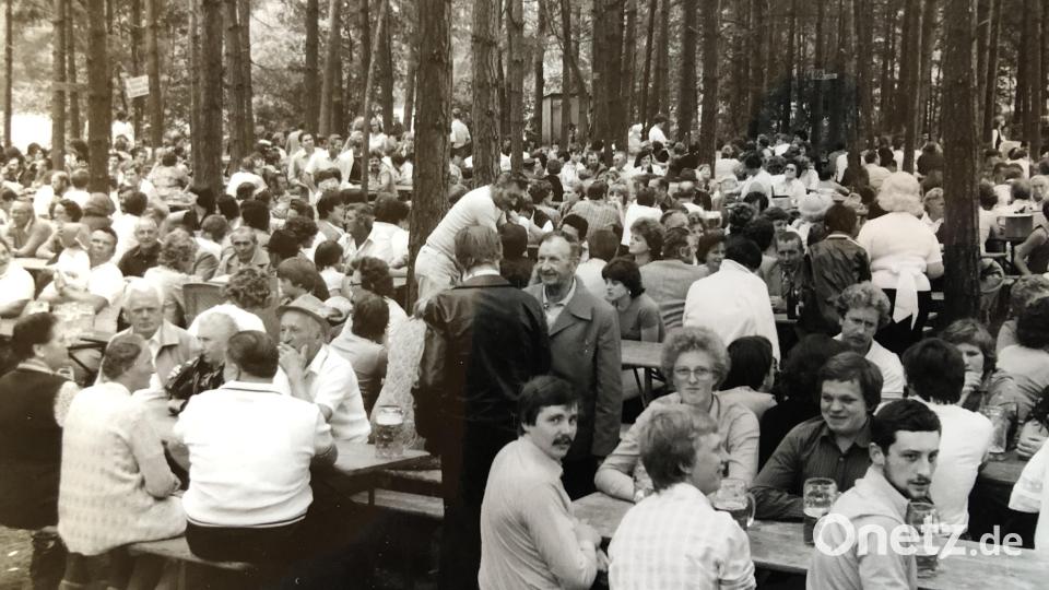 Früher fand das Gockerlfest auf der "Hoid" statt. Archivbild: Reinhold Strobl