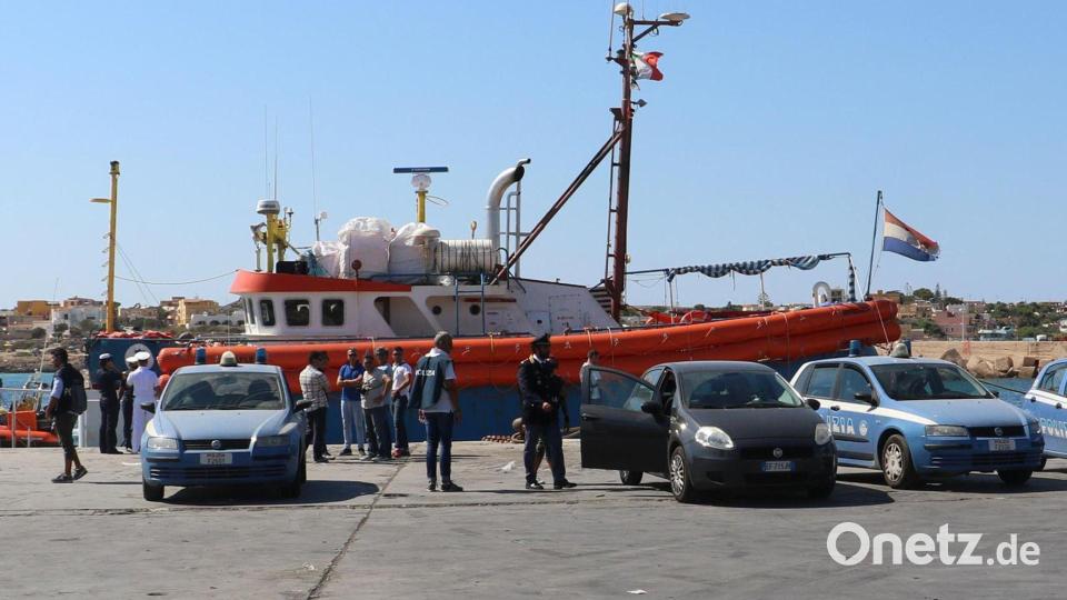 Im August 2017 wurde die „Iuventa“ in Italien beschlagnahmt. (Archivbild) Bild: picture alliance / Elio Desiderio/ANSA/AP/dpa