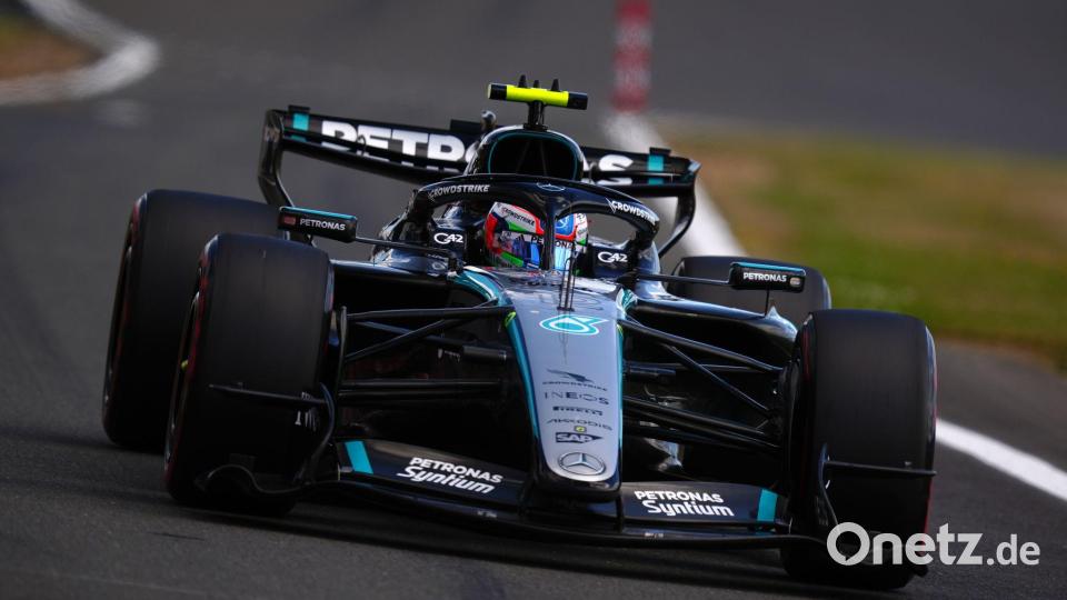 Mercedes ist mit Antonelli Favorit auf den WM-Titel. (Archivbild) Bild: David Davies/PA Wire/dpa