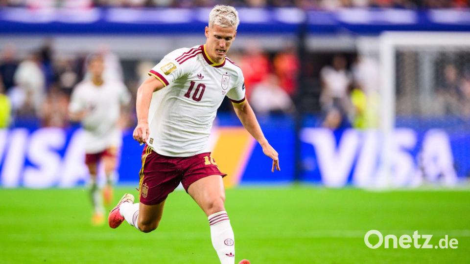 Dani Olmo zählt zu den Schlüsselspielern Spaniens. Bild: Tom Weller/dpa