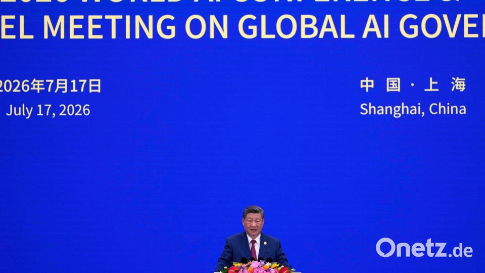 Das Thema KI ist für die chinesische Staats- und Parteiführung von großer Bedeutung. Bild: Ng Han Guan/AP Pool/AP/dpa