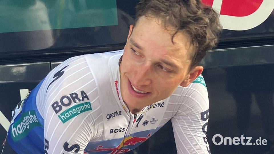 Florian Lipowitz ist im Gesamtklassement auf Rang sieben zurückgefallen. Bild: Stefan Tabeling/dpa