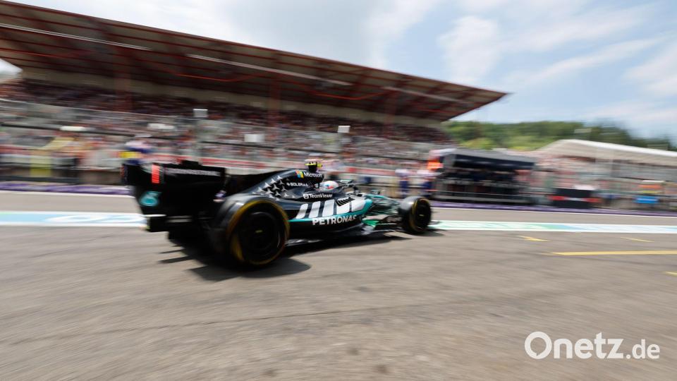 Kimi Antonelli fuhr die schnellste Trainingszeit. Bild: Geert Vanden Wijngaert/AP/dpa