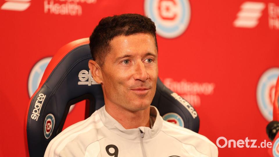 Robert Lewandowski muss auf sein Debüt für Chicago noch warten. (Archivbild) Bild: Marcin Cholewinski/ZUMA Press Wire/dpa