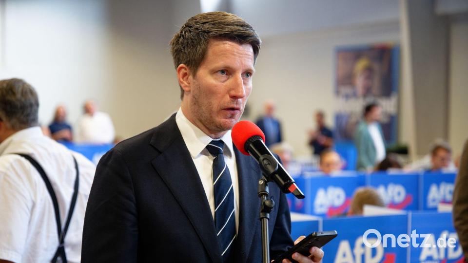 Konnte einen Kandidaten nach dem anderen benennen: der nordrhein-westfälische AfD-Chef Martin Vincentz. Bild: Henning Kaiser/dpa