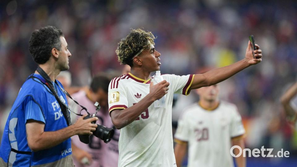 Bei seiner ersten WM direkt im Finale: Lamine Yamal. (Archivbild) Bild: Huang Zongzhi/XinHua/dpa