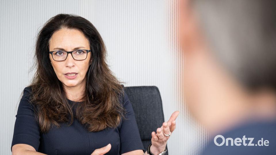 DGB-Chefin Yasmin Fahimi fordert mehr Vorkehrungen gegen Hitze-Gefahren. (Archivfoto) Bild: Hannes P. Albert/dpa