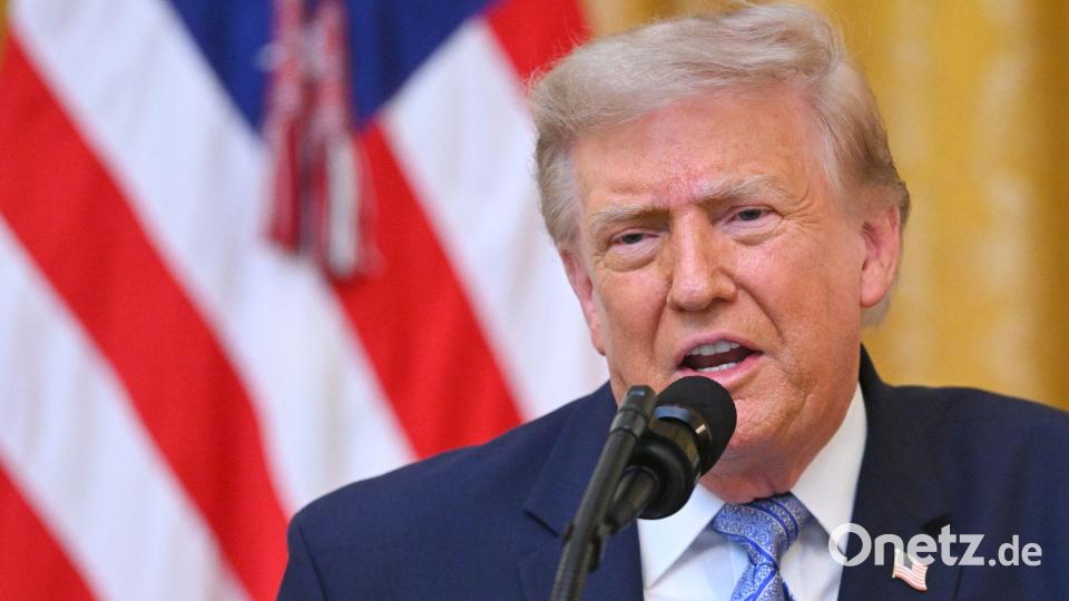 Trump schürt Misstrauen an fairen und freien Wahlen in den USA. Bild: Saul Loeb/Pool AFP/AP/dpa
