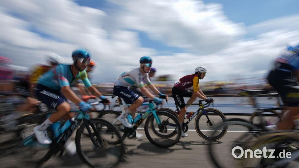 Die Tour de France war auf der 14. Etappe in den Vogesen unterwegs. Bild: Mosa'ab Elshamy/AP/dpa