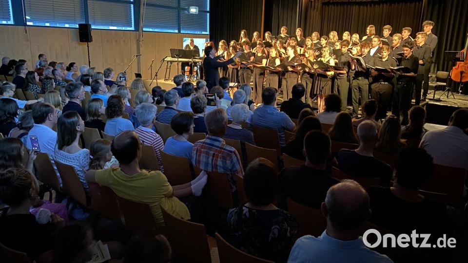 Chöre in verschiedenen Kombinationen trugen auch heuer wesentlich zum Erfolg des Sommerkonzertes bei. Bild: Raphael Haubelt