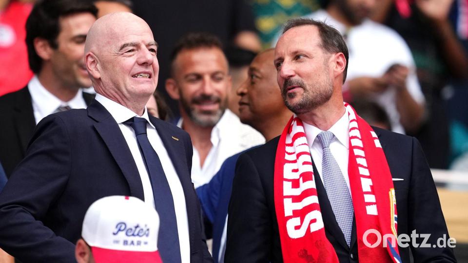 Gianni Infantino in Miami. (Archivbild) Bild: Martin Rickett/PA Wire/dpa