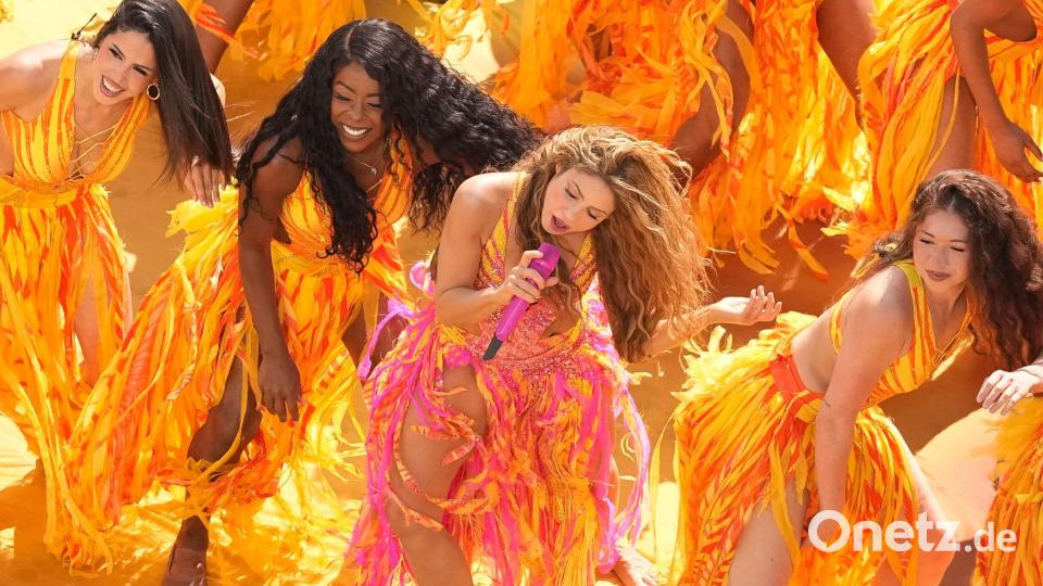 Shakira darf mittlerweile bei keiner WM-Feier mehr fehlen. Bild: Matt Slocum/AP/dpa
