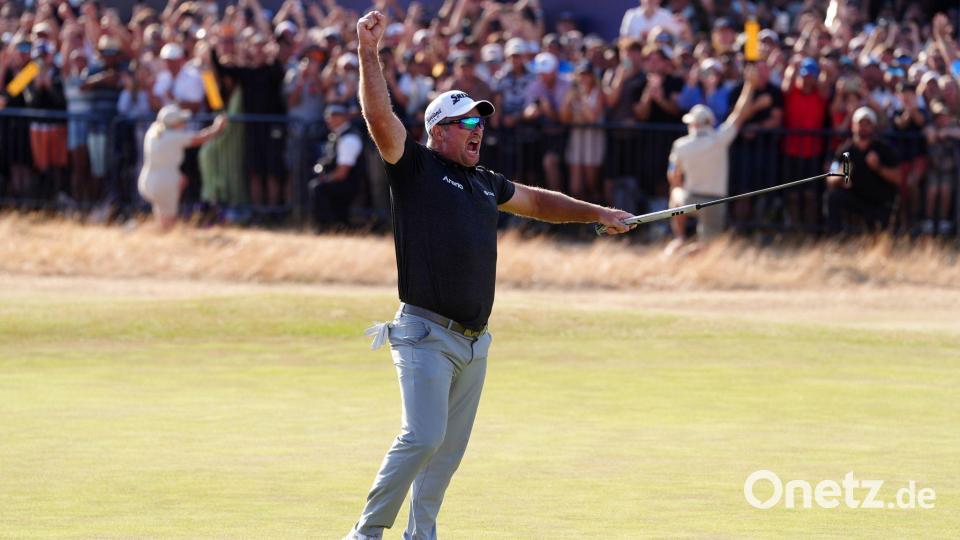 Der Neuseeländer Ryan Fox hat die 154. British Open gewonnen. Bild: David Davies/PA Wire/dpa