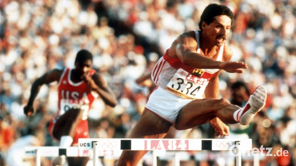 Harald Schmid hielt über 40 Jahre den deutschen Rekord über 400 Meter Hürden (Archivbild). Bild: Martin Athenstädt/dpa