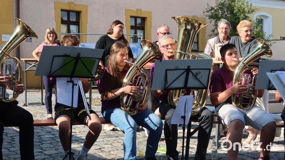 Es spielte der Posaunenchor. Bild: Helmut Kunz