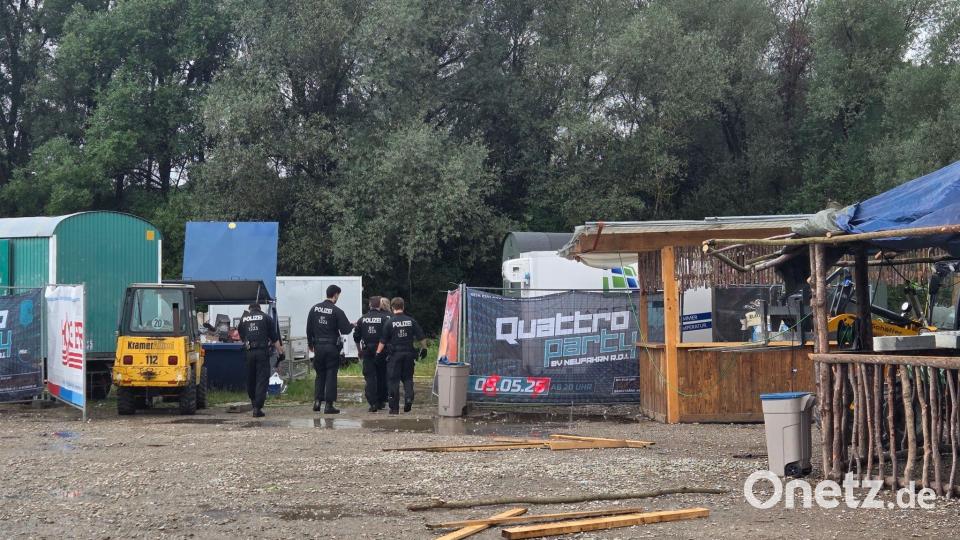 Nach der Tat wurde das Dorffest in Egling abgebrochen. Bild: dann Dominik Stallein/Münchner Merkur/dpa