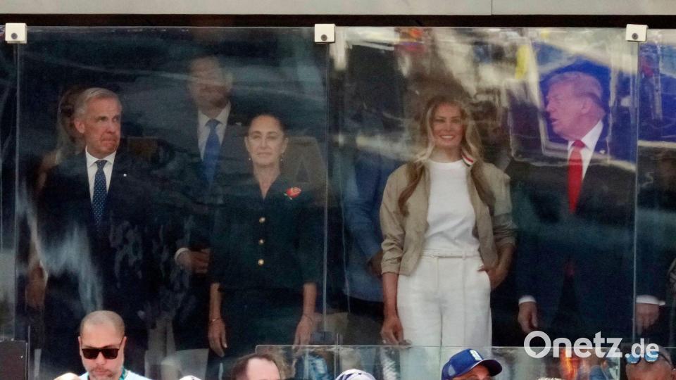 US-Präsident Trump sah beim Finale in East Rutherford zu. Bild: Frank Gunn/The Canadian Press/AP/dpa