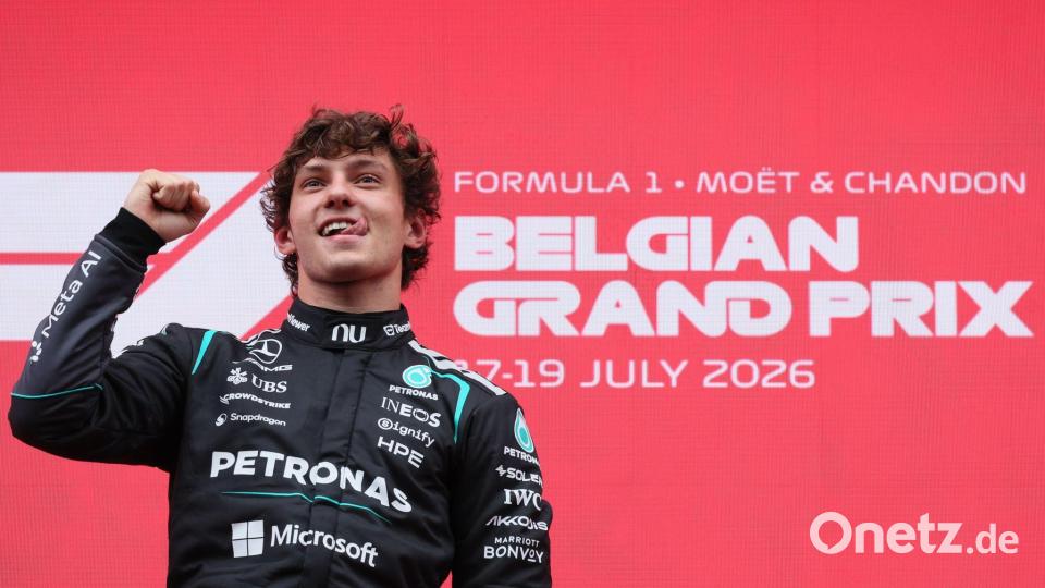Nicht zu stoppen: Antonelli gewinnt sechs von zehn Saisonrennen. Bild: Benoit Doppagne/Belga/dpa