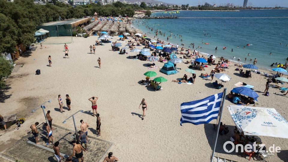 Griechenland bereitet sich auf eine Hitzewelle vor. Bild: Yorgos Karahalis/AP/dpa