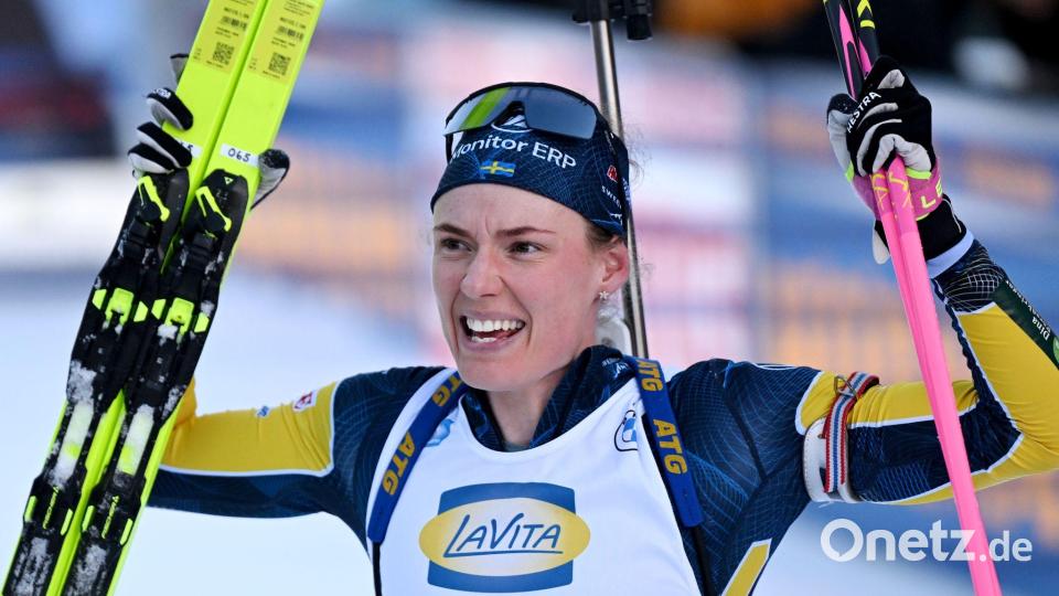 Hanna Öberg erwartet ein Baby. (Archivfoto) Bild: Sven Hoppe/dpa