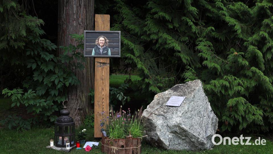 Der Kurpark in Garmisch-Partenkirchen wurde nach Laura Dahlmeier benannt. (Archivbild) Bild: Karl-Josef Hildenbrand/dpa