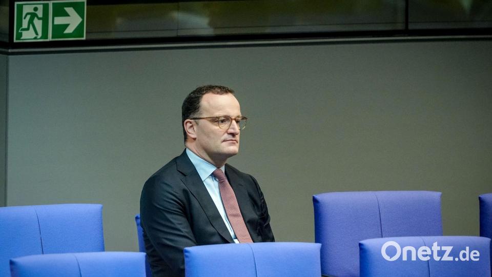 Der bisherige Unionsfraktionschef Jens Spahn war am Samstag zurückgetreten. (Archivbild) Bild: Kay Nietfeld/dpa