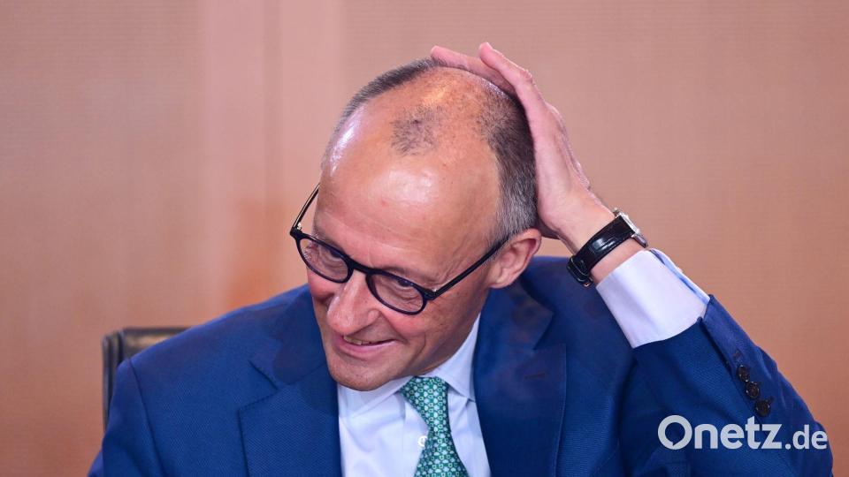 Merz kommt zur Kabinettssitzung Bild: Sebastian Gollnow/dpa
