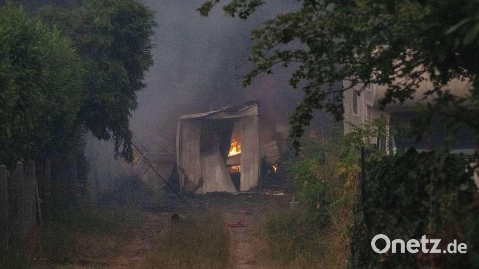 Dutzende Gebäude wurden ein Raub der Flammen. Bild: Caroline Blumberg/AP/dpa