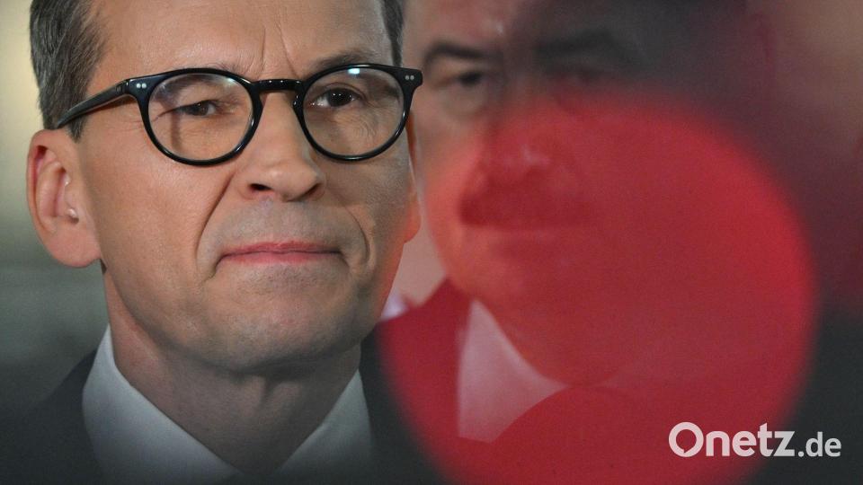 Polens Ex-Regierungschef Mateusz Morawiecki verlässt mit einer Gruppe von Abgeordneten die PiS. Bild: Radek Pietruszka/PAP/dpa