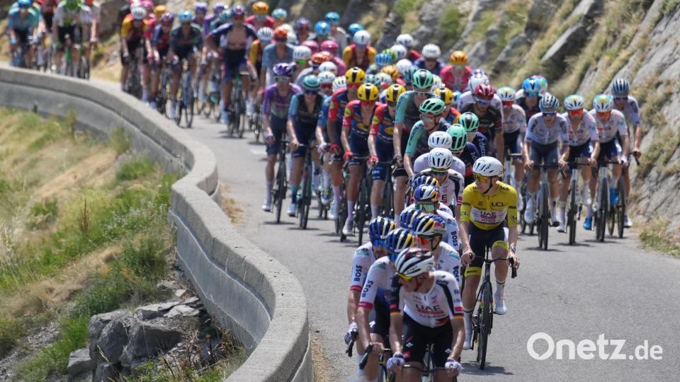 Bei der Tour de France ging es auf der 19. Etappe nach Alpe d'Huez hinauf. Bild: Mosa'ab Elshamy/AP/dpa