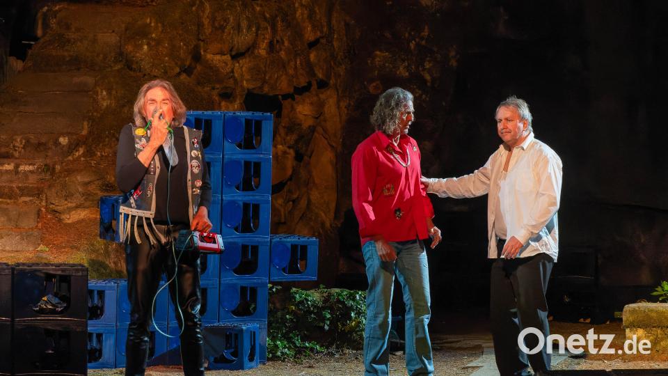 Szenenbild aus „Ladies Night“ auf der Naturbühne Trebgast. Bild: Thomas Eberlein