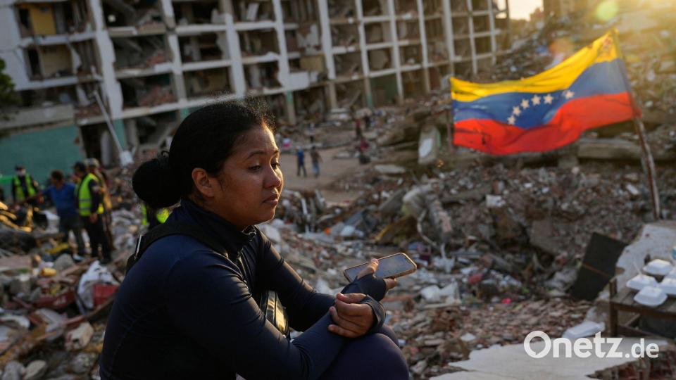 Die Zahl der Todesopfer nach den Erdbeben in Venezuela steigt immer weiter. (Archivbild) Bild: Ariana Cubillos/AP/dpa