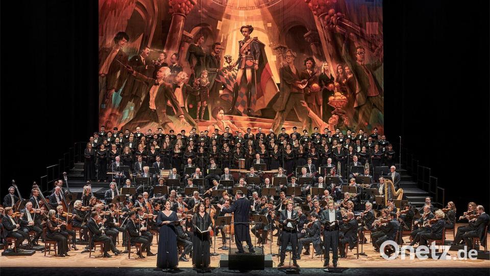 Im Festspielhaus gab es Beethovens 9. Symphonie Bild: Enrico Nawrath/Bayreuther Festspiele GmbH/dpa