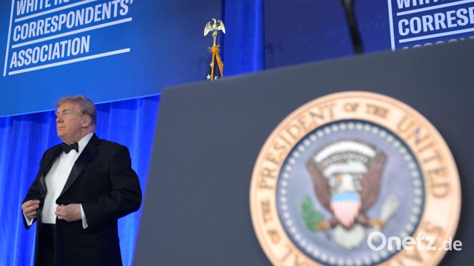 Es war Trumps erste Rede. Bild: Rod Lamkey/AP/dpa